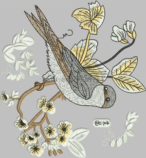 Bird Boutique embroidery pattern album