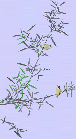 bird bamboo hanfu