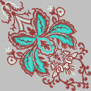 Pillow embroidery pattern album