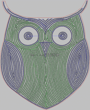 owl sequins