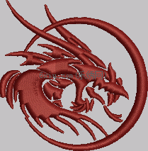 badge logo dragon