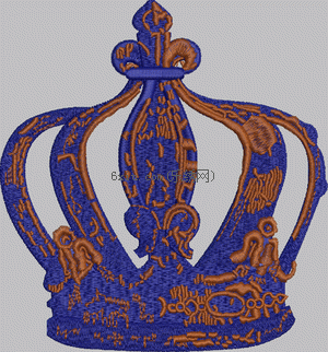 An crown embroidery pattern album