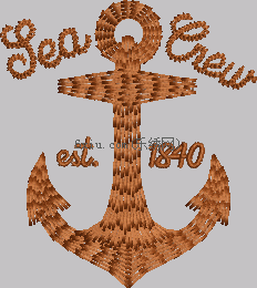 anchor embroidery pattern album