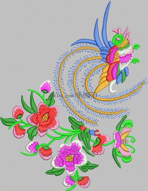 Beautiful Phoenix embroidery pattern album