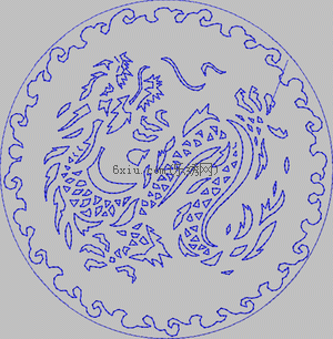 Loong embroidery pattern album