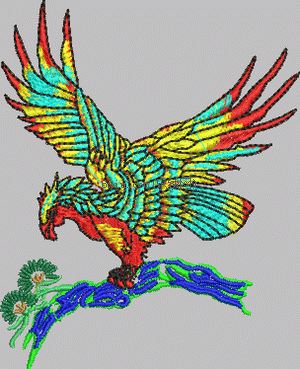 eagle embroidery pattern album