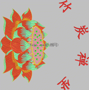Lotus and lotus Buddha embroidery pattern album