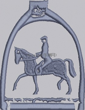 Paul's horseback riding Polo man embroidery pattern album