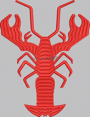 Crayfish embroidery pattern album
