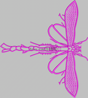 Dragonfly embroidery pattern album