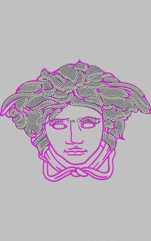 Versace embroidery pattern album