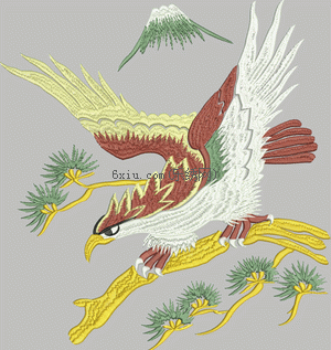 Eagle embroidery pattern album