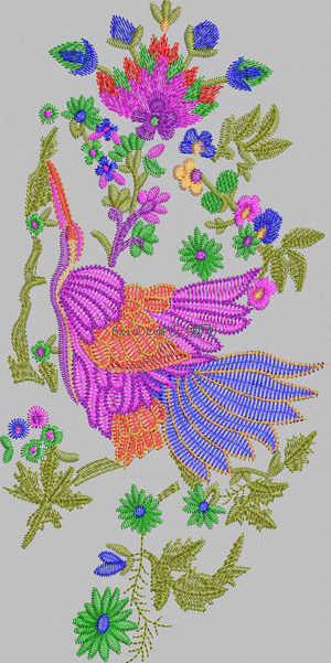 Beautiful Birds in China embroidery pattern album