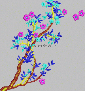 Plum blossom cheongsam embroidery pattern album
