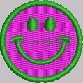 Cartoon expression and smiling face embroidery pattern album