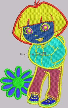 Cartoon Dora embroidery pattern album