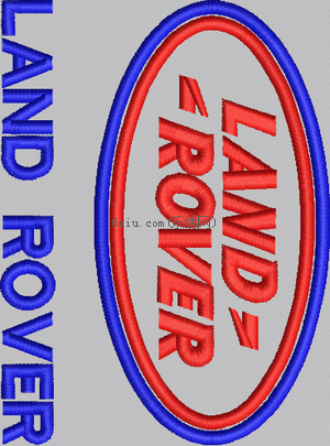 Land Rover logo embroidery pattern album