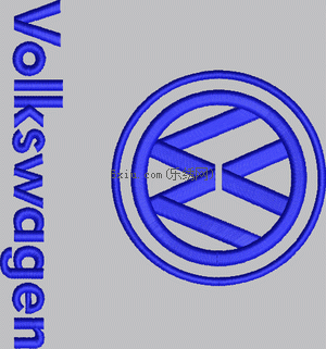 FAW Volkswagen logo embroidery pattern album
