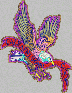 Eagle logo men's wear embroidery pattern album