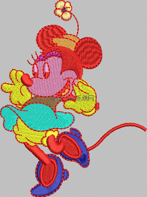 Mickey Mouse Cartoon Sticker embroidery pattern album