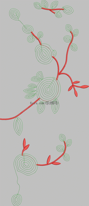 Special embroidery with rope embroidery, disc embroidery and chain embroidery embroidery pattern album