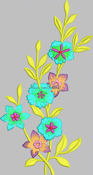 Flower pants, skirts, shoes and bags for general use embroidery pattern album