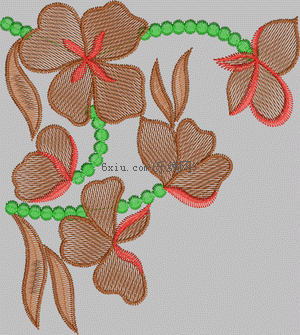 Flower pants, skirts, shoes and bags for general use embroidery pattern album