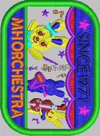 Rabbit Stick Button Children's Clothes embroidery pattern album