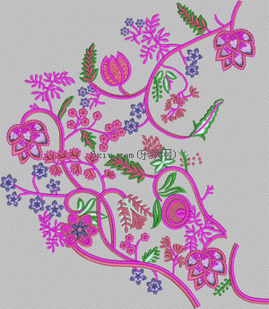 Collar isignina embroidery pattern album