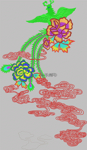 Phoenix Cheongsam embroidery pattern album