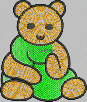 The bear embroidery pattern album
