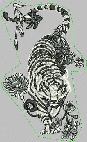Tigers and Tigers Down the Hill embroidery pattern album