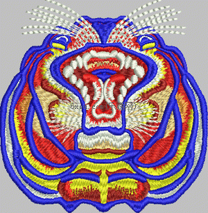 Chimpanzee Seal embroidery pattern album