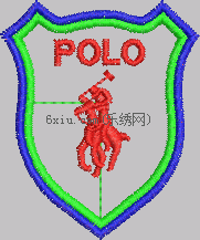 Paul Polo emblem logo cloth with badge for man embroidery pattern album