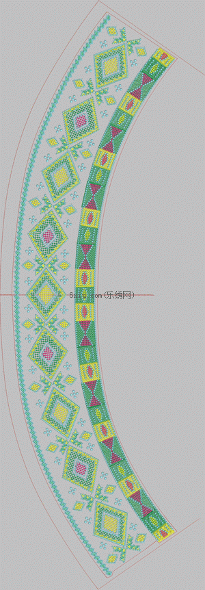 Cross Stitch Bar Code embroidery pattern album