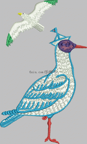 bird embroidery pattern album
