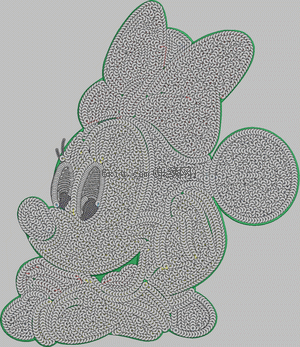 Mickey Multicolor Bead tablets embroidery pattern album