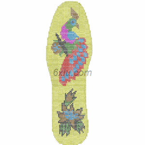 Peacock Cross Embroidered insole embroidery pattern album
