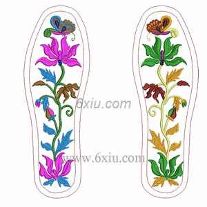 Insole embroidery pattern album
